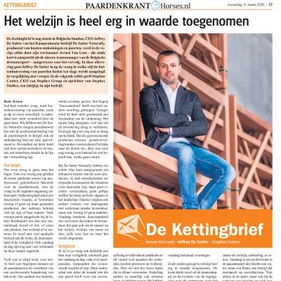 Een deel van een krant
